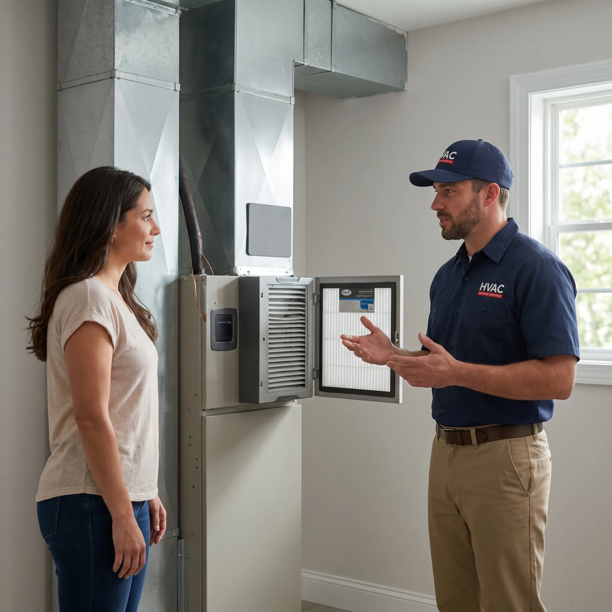 Electronic air cleaner unit designed to improve whole-home indoor air quality