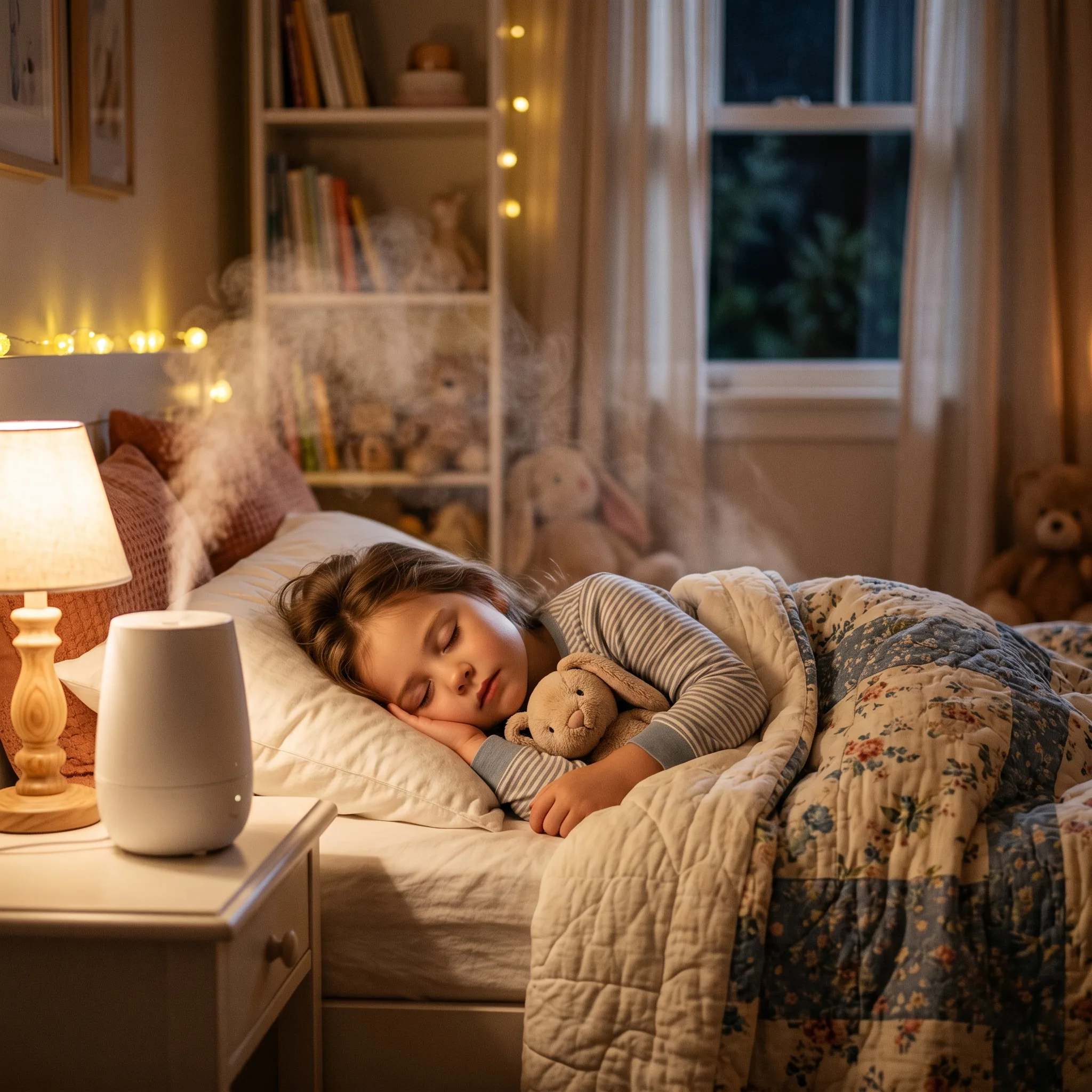 Whole-home humidifier unit supporting balanced indoor humidity