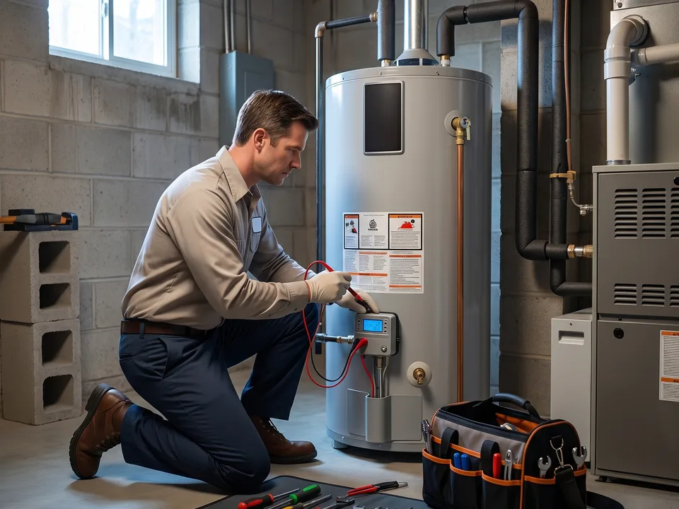 Modern water heater installation supporting dependable household hot water